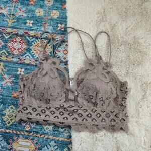 Zenana Strappy Boutique Lace Bralette 2XL